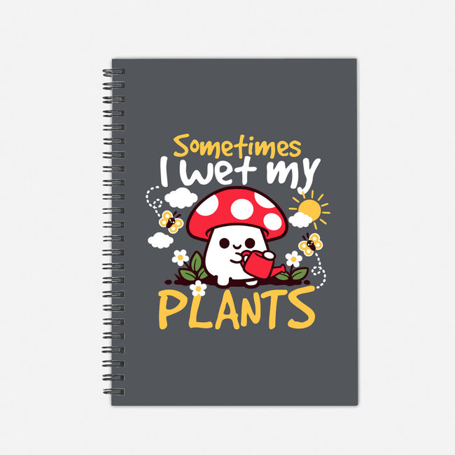 Sometimes I Wet My Plants-None-Dot Grid-Notebook-NemiMakeit