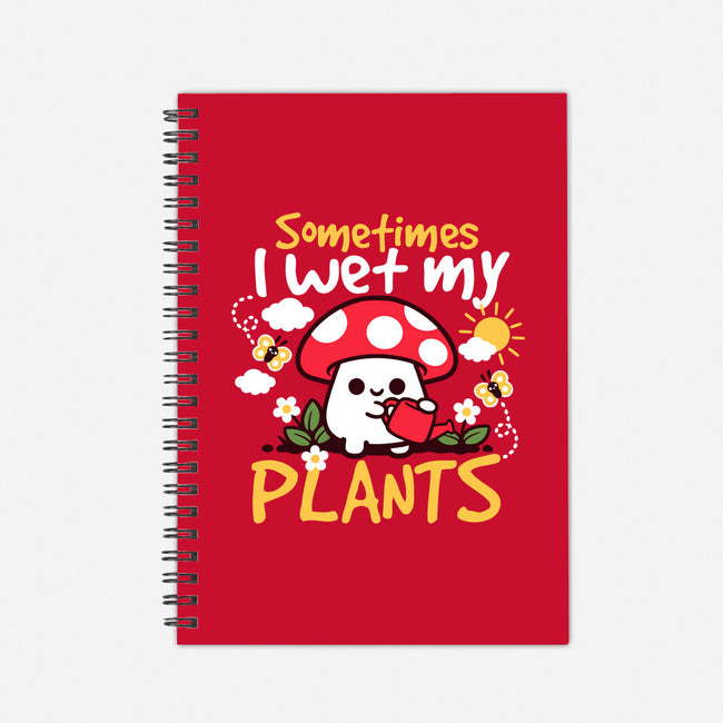 Sometimes I Wet My Plants-None-Dot Grid-Notebook-NemiMakeit