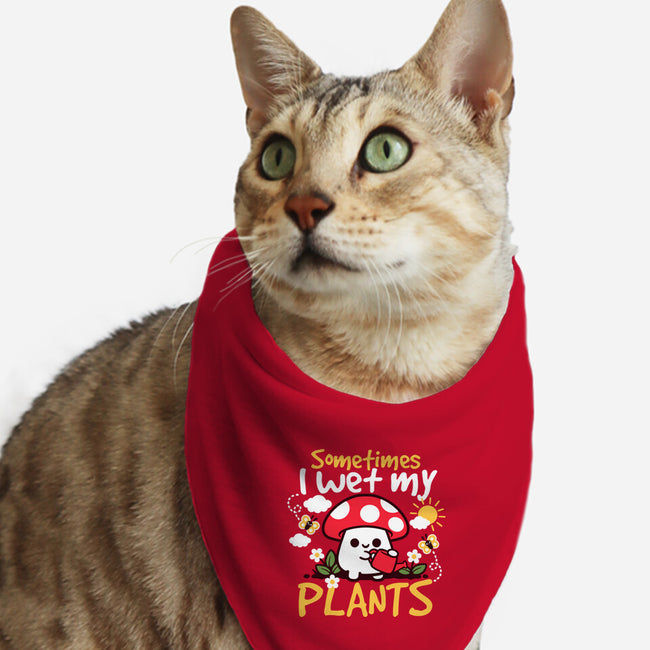 Sometimes I Wet My Plants-Cat-Bandana-Pet Collar-NemiMakeit