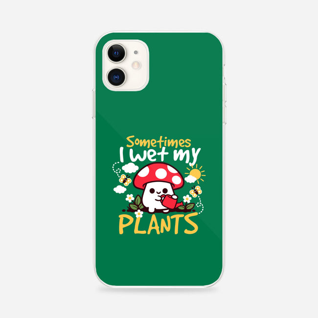 Sometimes I Wet My Plants-iPhone-Snap-Phone Case-NemiMakeit