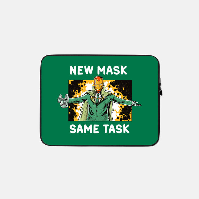 New Mask-None-Zippered-Laptop Sleeve-Gleydson Barboza