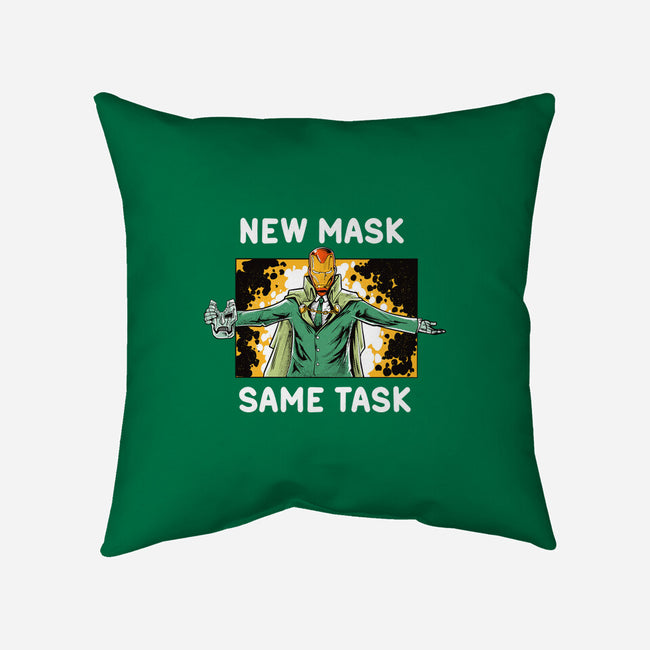 New Mask-None-Removable Cover w Insert-Throw Pillow-Gleydson Barboza