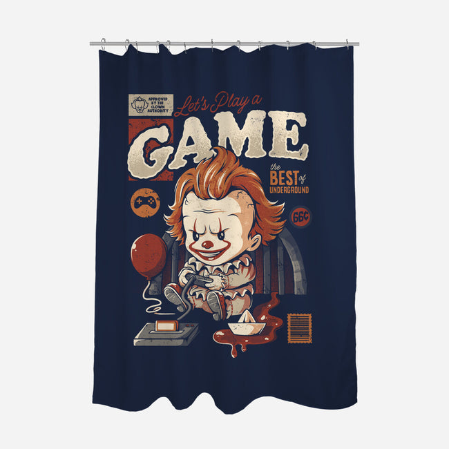 Underground Game-None-Polyester-Shower Curtain-eduely