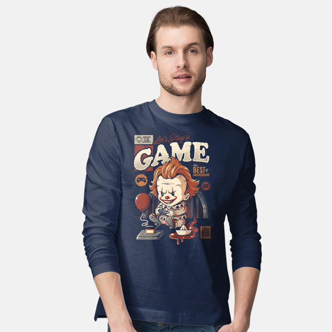 Underground Game-Mens-Long Sleeved-Tee-eduely