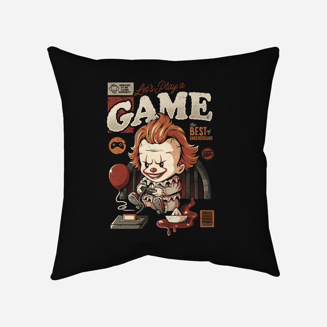 Underground Game-None-Non-Removable Cover w Insert-Throw Pillow-eduely