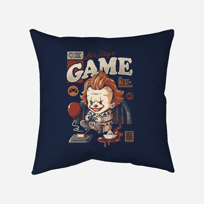 Underground Game-None-Non-Removable Cover w Insert-Throw Pillow-eduely