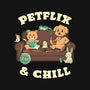 Petflix And Chill-Womens-Off Shoulder-Sweatshirt-koalastudio