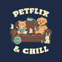 Petflix And Chill-None-Glossy-Sticker-koalastudio