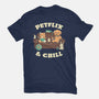 Petflix And Chill-Womens-Basic-Tee-koalastudio