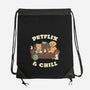 Petflix And Chill-None-Drawstring-Bag-koalastudio