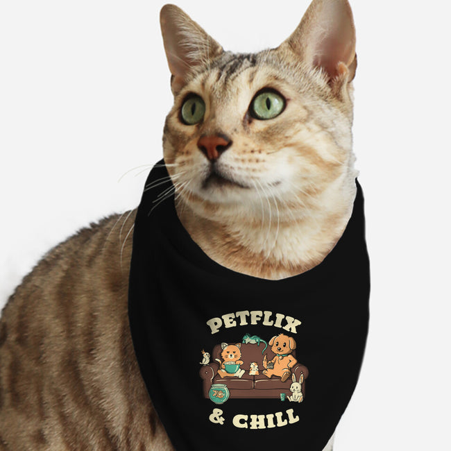 Petflix And Chill-Cat-Bandana-Pet Collar-koalastudio