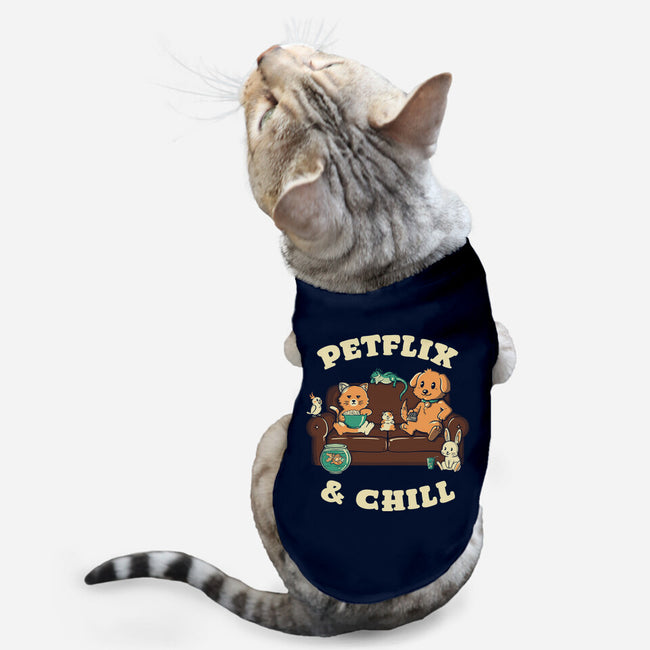 Petflix And Chill-Cat-Basic-Pet Tank-koalastudio