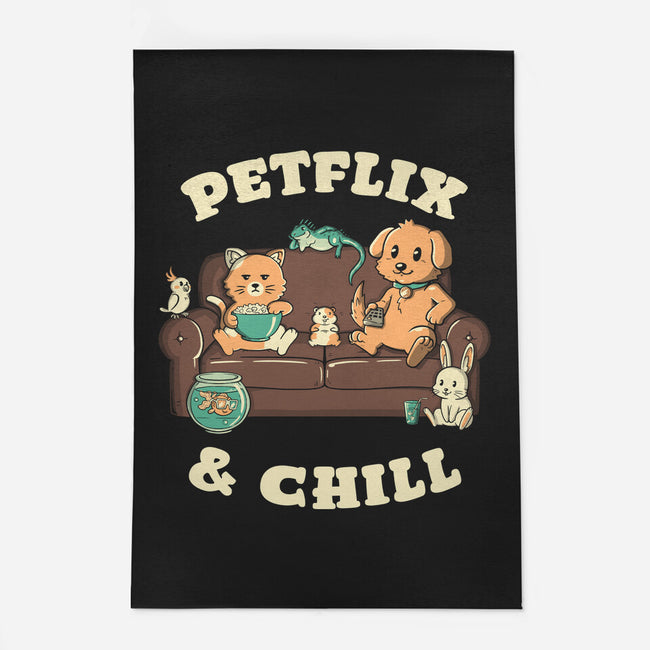 Petflix And Chill-None-Outdoor-Rug-koalastudio