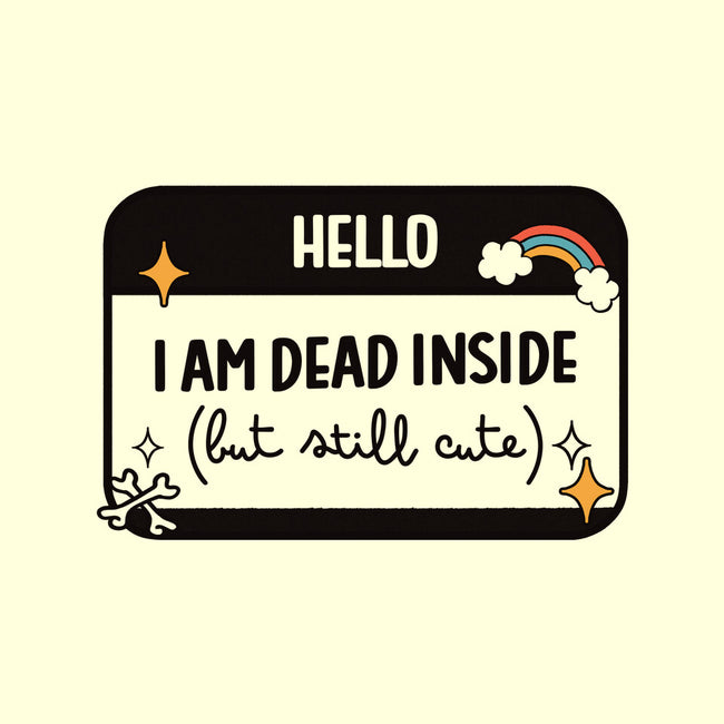 Hello I Am Dead Inside-Unisex-Kitchen-Apron-koalastudio