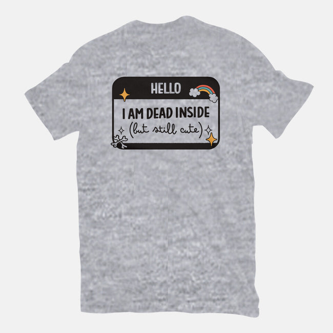 Hello I Am Dead Inside-Mens-Basic-Tee-koalastudio