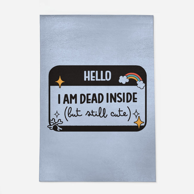 Hello I Am Dead Inside-None-Indoor-Rug-koalastudio