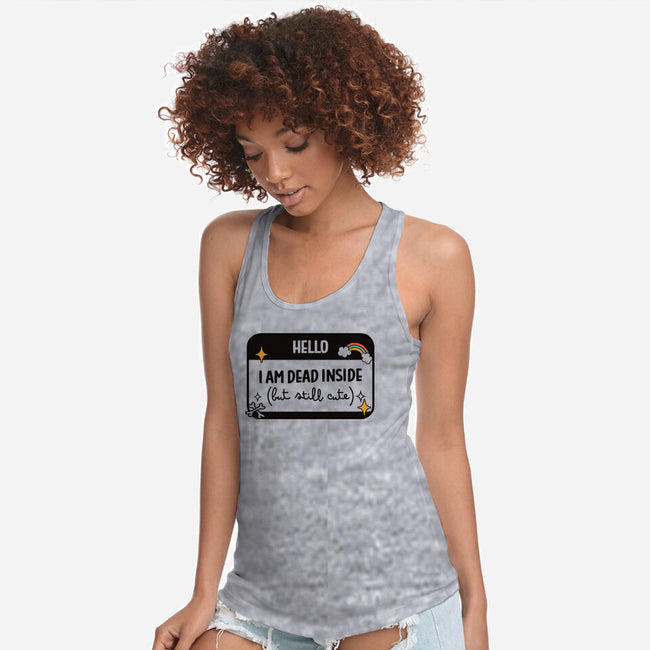 Hello I Am Dead Inside-Womens-Racerback-Tank-koalastudio