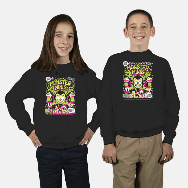 Monster Minis-Youth-Crew Neck-Sweatshirt-Aarons Art Room