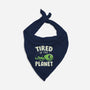 Tired Of This Planet-Dog-Bandana-Pet Collar-koalastudio