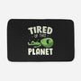 Tired Of This Planet-None-Memory Foam-Bath Mat-koalastudio