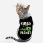 Tired Of This Planet-Cat-Basic-Pet Tank-koalastudio