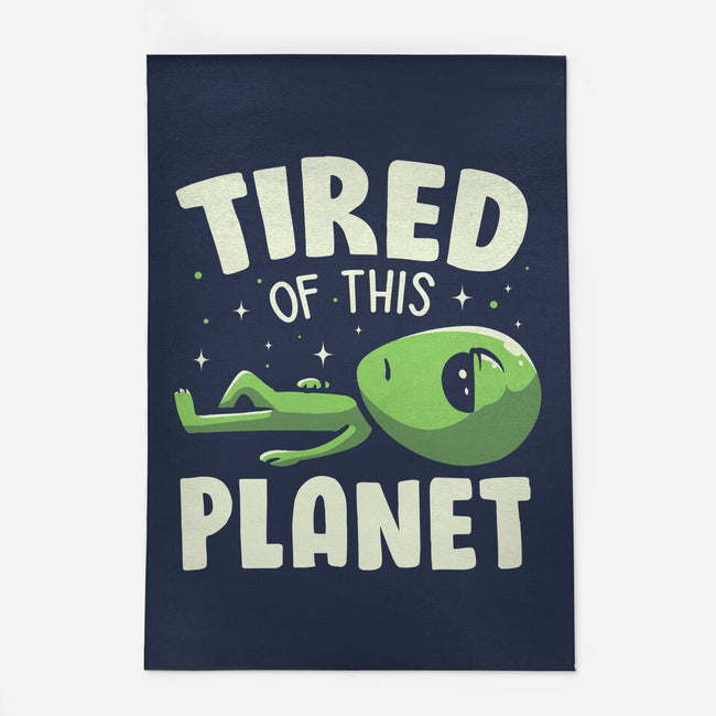 Tired Of This Planet-None-Indoor-Rug-koalastudio