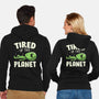 Tired Of This Planet-Unisex-Zip-Up-Sweatshirt-koalastudio