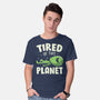 Tired Of This Planet-Mens-Basic-Tee-koalastudio