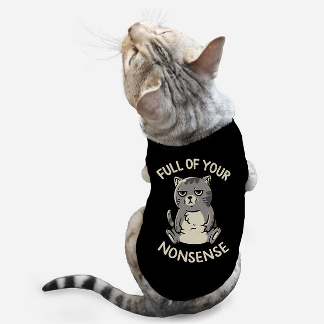 Full Of Your Nonsense-Cat-Basic-Pet Tank-koalastudio