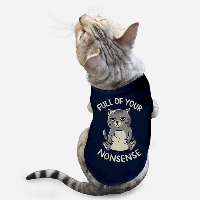 Full Of Your Nonsense-Cat-Basic-Pet Tank-koalastudio