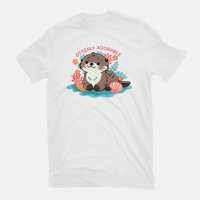 Otterly Adorable-Womens-Basic-Tee-fanfreak1