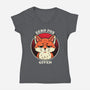 Do Not Give A Fox-Womens-V-Neck-Tee-fanfreak1