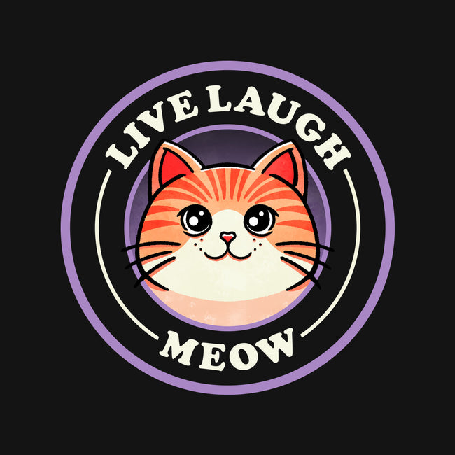 Live Laugh Meow-Womens-Off Shoulder-Sweatshirt-fanfreak1