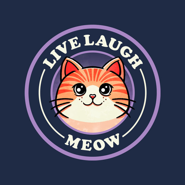 Live Laugh Meow-None-Outdoor-Rug-fanfreak1