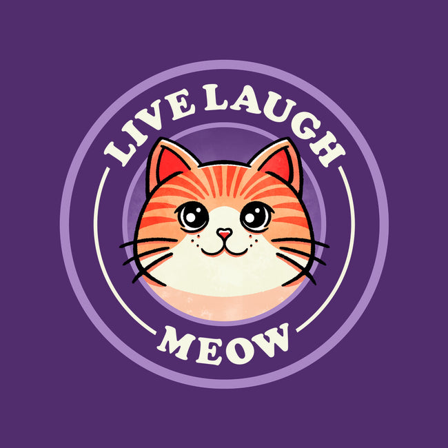 Live Laugh Meow-None-Beach-Towel-fanfreak1