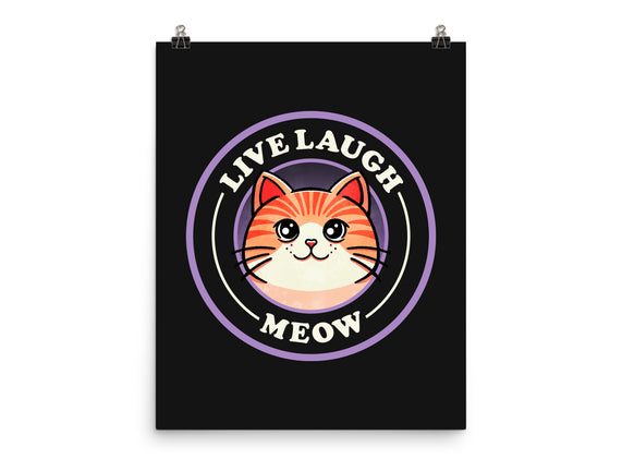 Live Laugh Meow