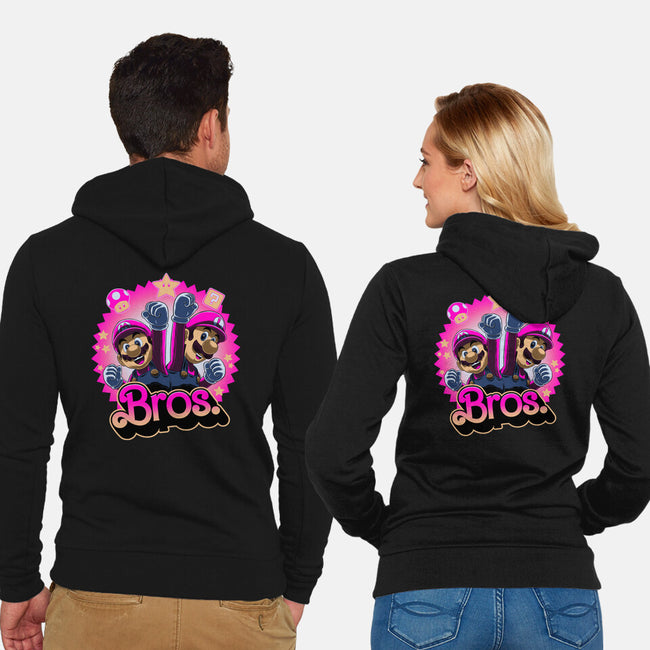 Bro Dolls-Unisex-Zip-Up-Sweatshirt-rmatix