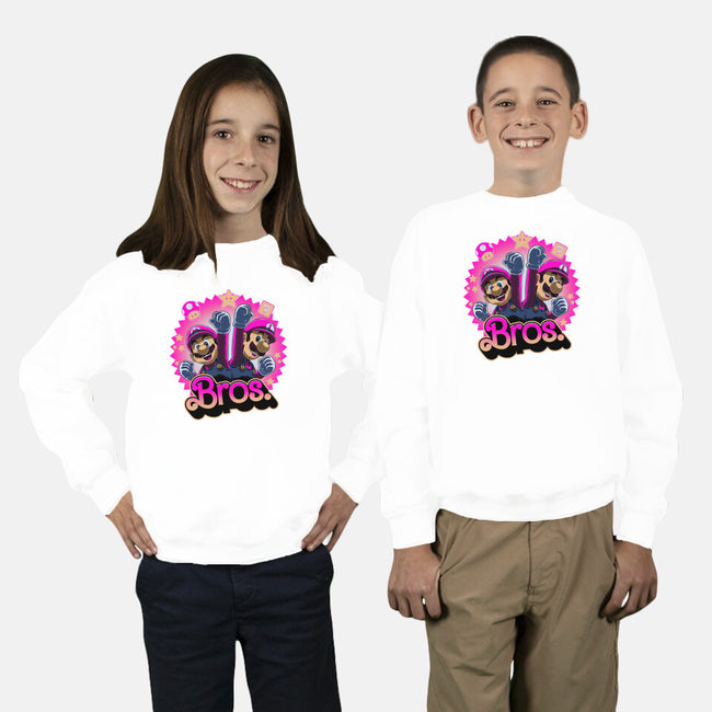 Bro Dolls-Youth-Crew Neck-Sweatshirt-rmatix