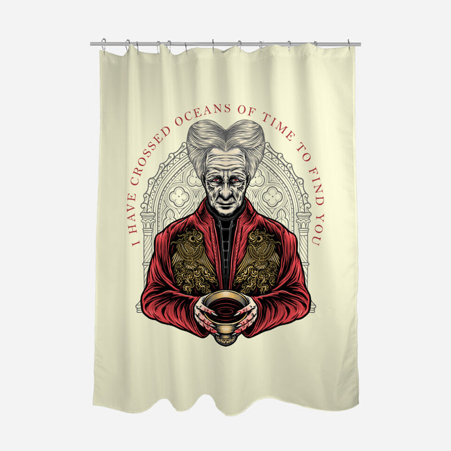 The Impaler-None-Polyester-Shower Curtain-glitchygorilla