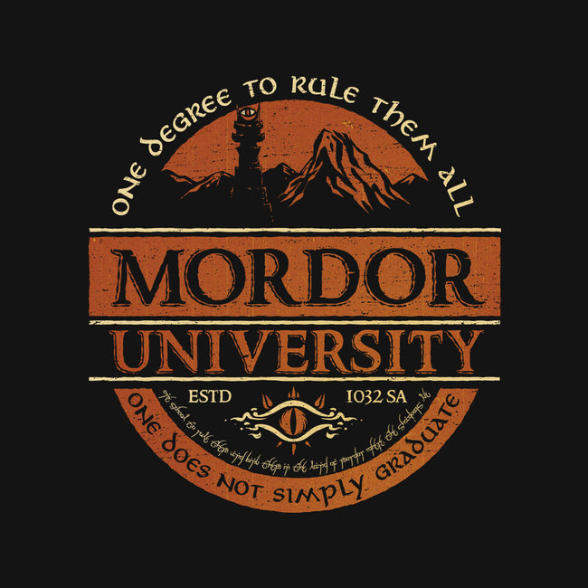 Mordor University-Womens-V-Neck-Tee-kg07