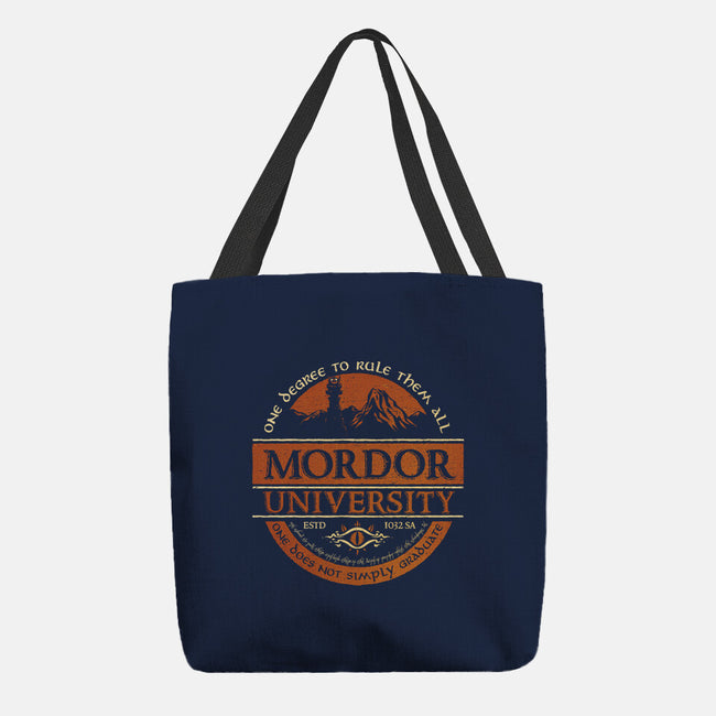 Mordor University-None-Basic Tote-Bag-kg07