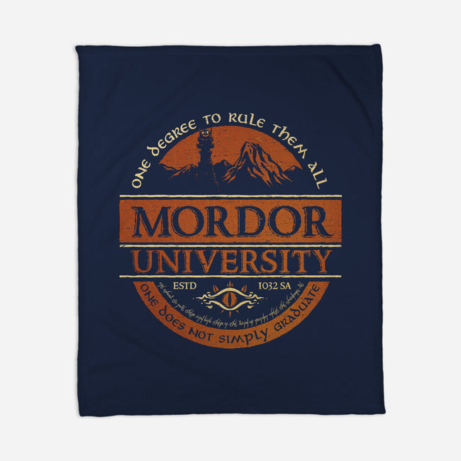 Mordor University-None-Fleece-Blanket-kg07