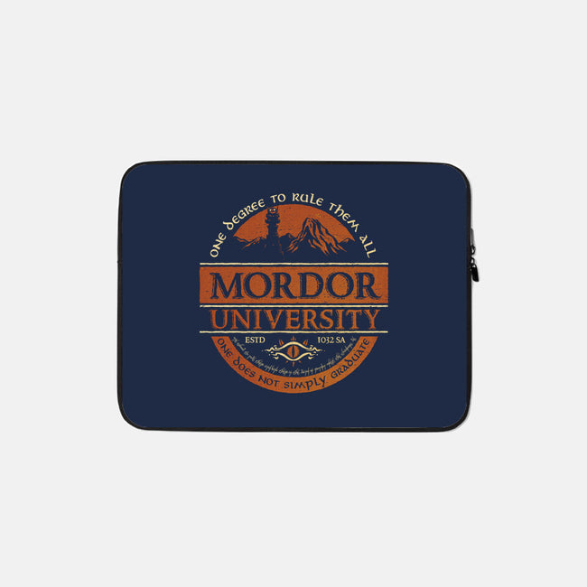 Mordor University-None-Zippered-Laptop Sleeve-kg07