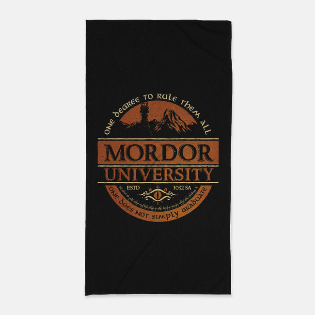 Mordor University-None-Beach-Towel-kg07