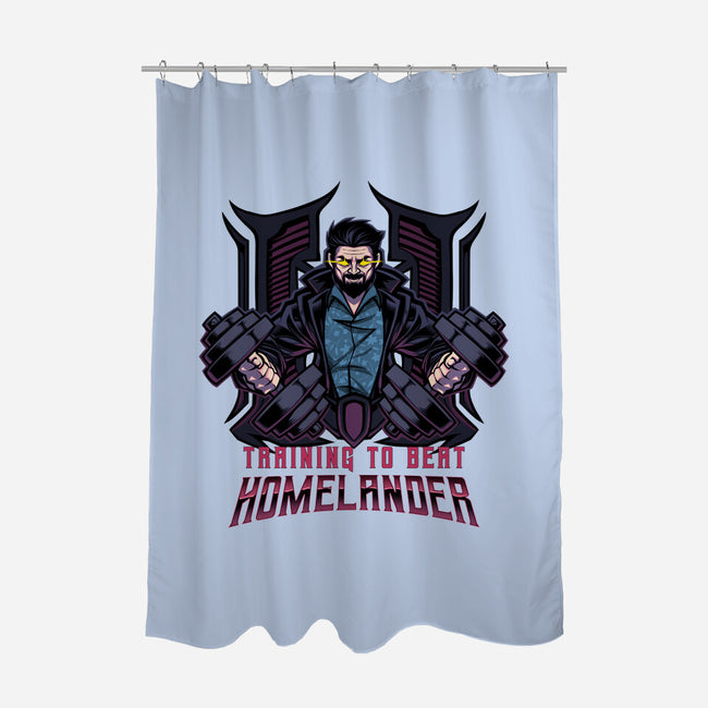 Diabolical Gym-None-Polyester-Shower Curtain-Cattoc_C