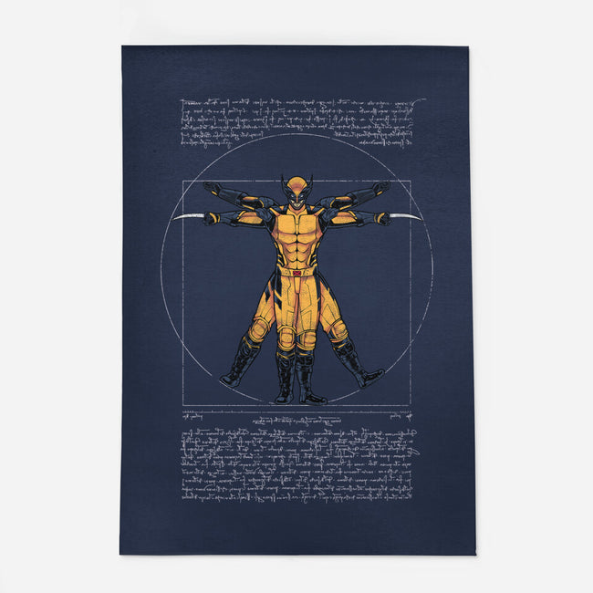 Adamantium Man-None-Outdoor-Rug-Cattoc_C