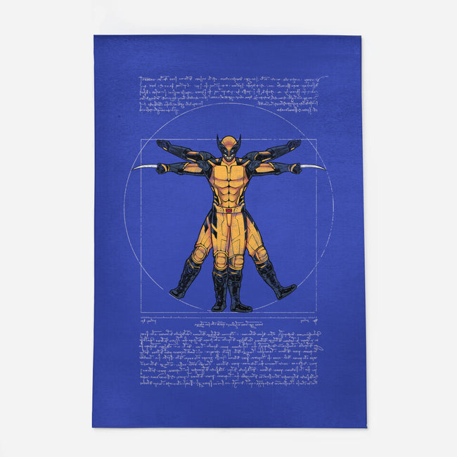 Adamantium Man-None-Outdoor-Rug-Cattoc_C