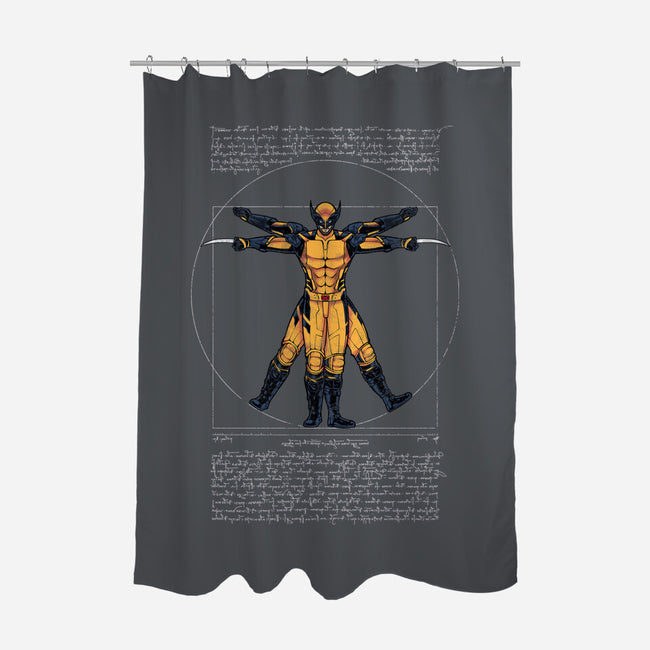 Adamantium Man-None-Polyester-Shower Curtain-Cattoc_C