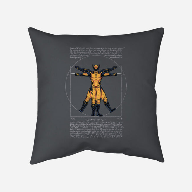 Adamantium Man-None-Removable Cover w Insert-Throw Pillow-Cattoc_C