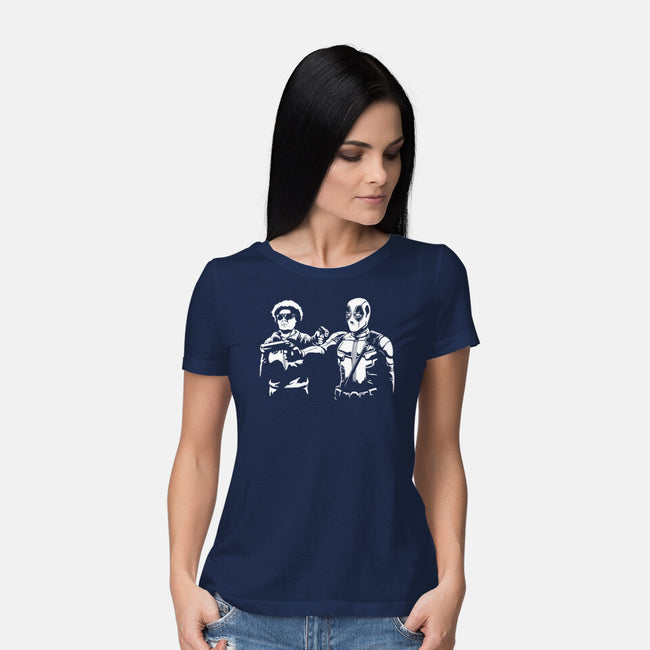 Pool Fiction-Womens-Basic-Tee-Cattoc_C